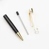 DIY Lege Stick-pennen 2-in-1 Slanke Kristal Diamant Balpennen Glitter Stylus Touch Pen