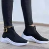 Kobieta na sukience kobiety trenerzy platforma poślizgowa Platforma Sneakery bukle zapatos de mujer panie wulkanize buty