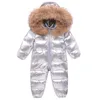 Rompers Baby Waterproof Snowsuits -30 Degrees Russian Winter Children's Overalls Kids Clothing Girls Down Jacket Boys Jumpsuit TZ289 230825