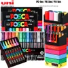 Markers POSCA Marker Pen Set PC-1M PC-3M PC-5M POP Advertising Poster Graffiti Note Pen Painting Hand-painted 230826