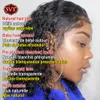 Wigs Deep Wave Bob Wig Lace Frontal Wig Human Hair Natural Hairline Peruvian Remy Curly Short Bob Lace Wig Preplucked Baby Hair