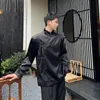 Giacche da uomo NOYMEI Giacca da uomo cinese con collo in piedi e fibbia in metallo Nero Autunno Cappotto alla moda Moda Allmatch Casual Maschile Top WA2476 230825