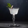 Copos de vinho impressão japonesa martini cocktail vidro drinkware champanhe beber copo taça para ktv casa bar casamento copos