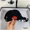 Bola bonés designer boné de beisebol homens mulheres moda graffiti letras bordadas casquette entrega acessórios chapéus cachecóis luva dhkr6