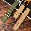 Horlogebanden Quick Release Canvas Bandjes Nylon B8mm 20mm 22mm Geborstelde gesp Geschikt voor Smartwatch Aaccessories 230825