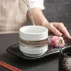 Tazze Tazza da tè in ceramica da 200 ml Tazze da tè in porcellana Bicchieri da whisky cinese in vetro Latte Caffè giapponese