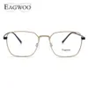 Fashion Sunglasses Frames Aluminum Sunglasses Style Optical Frame Prescription Men Square Vintage Eyeglasses Glasses Designed Spectacle 8074 230825