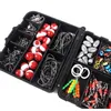 Vissen Accessoires 273-delige set inclusief draaibare karabijnhaken Sinker Slides Tackle Box voor buiten 230825