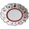 Plates Dishes Plates Red christmas ceramic tableware White Christmas Patterns Ceramic HandStamped Holiday Design 230825