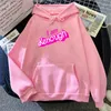 Męskie z kapturem I Am Kenaugh Barbenheimer Pink OWARY Y2K Aesthetic Streetwear Casual Fashion Hoodied Korean Ubrania Kobiet bluzy z kapturem