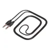 3,5 mm gniazda samca do męskiego głośnika Audio Audio Aux Kabel rozkładany do telefonu słuchawkowego PC MP4 zestaw słuchawkowy