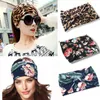 Opaski na głowę Bohemian szeroka bawełniana stretch kobiety Turbrap Turban Bandage Bandage Hairbands Bandana Hair Akcesoria 230825