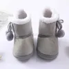 First Walkers Baywell Spring Winter Warm Newborn Boots 1 Year baby Girls Boys Shoes Toddler Soft Sole Fur Snow Boots 0-18M L0826