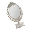 Miroirs compacts Double face princesse miroir fille vanité bureau Style rétro maquillage maison soulagement ornement 230826