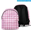 Sacs d'école rose B sacs à dos femmes mode rayure livre sac étudiant filles décontracté polyvalent sac à dos femme Simple Durable