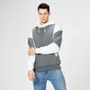 Felpe con cappuccio da uomo Autunno e inverno maglione colorato moda sciolto retrò casual sportivo top con coulisse abbigliamento maschile all'esterno