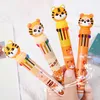 Stylo à bille tigre couleurs Kawaii, presse Gel mignonne pour étudiant, papeterie coréenne, outils d'écriture pour l'école et le bureau, cadeaux pour enfants