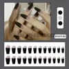 False Nails 24PcsBox Fake Nails Press On Nails False Nails Free Shipping Nail Tips Sticker Nails Set Press On Nail Art x0826 X0828 X0820