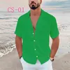 Camisetas para hombre, camisetas verdes sólidas de verano con estampado de letras, camisa de cuello redondo a la moda para hombre, camisetas de hip hop, Tops, ropa