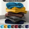 Blankets Bedding Fleece Blanket Queen Size Grey 300GSM Luxury Bed Anti Static Fuzzy Soft Faux Fur Microfiber Throw 230825