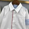 Designer-Baby-Revers-Hemd, hochwertige Herbstkleidung, Größe 100–160 cm, langärmeliges Top für Kinder, modische vielseitige Kinderblusen, 17. Februar