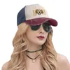 Boll Caps Fashion Golden Retriever Dog Mom Baseball Women Distessed Washed Snapback Cap Present Idé till ägaren