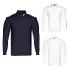 Polos masculinos J Lindeberg Golf Vestuário Homens Mulheres Primavera e Outono T-shirt de manga comprida e camiseta de golfe respirável -40 230825