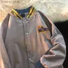 2021 Nuevas chaquetas de bordado de letras Abrigo de mujer Y2K Street Retro All-Match Uniforme de béisbol Pareja Casual Chaquetas sueltas Abrigo Top Q230826