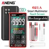 MultiMeters Aneng 621A Smart Digital Multimeter Touch Screen Multimetro Tester Transistor 9999 Counts True RMS Auto Range DC/AC 10A Meter 230825