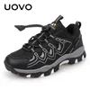 Athletic Outdoor Uovo Arrival Ond Boys Sneakers Kids Breatable Childing Shyping Shoes and Autumn Footwear Eur #2739 230825