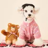 犬のアパレル冬の犬の服カラフルなセーターテディシュナウザーフレンチブルドッグチワワヨークシャーペットニットジャケットパピーウォームコート230825