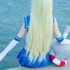 Cosplay perukları anime kantai koleksiyonu kancolle filo kızları kanmusu shimakaze cosplay kostüm denizci takım elbise kadınlar için seksi yaz elbise tam set 230826