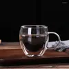 Muggar transparent glas kaffekopp mjölk whisky te öl dubbel kreativ värmebeständig cocktail vodka vin mugg dryck tumbler koppar