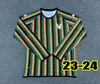 S-4XL 23 24 Venezia FC Voetbalshirts thuis Zwart Uit Derde 4e ARAMU FORTE Venetië 2023 BUSIO 27# Voetbalshirts 3e Adukt Kindertenue Uniform pre-match training met lange mouwen