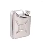 Hip Flasks 5oz Oil Barrel Flask Portable 304 Stainless Steel For Whiskey Alcohol Liquor