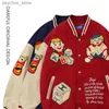 Американское пальто Harajuku High Street Vintage Cartoon Clown Вышивка свободной куртки Hiphop Пара уличная одежда Женская бейсбольная форма Q230826