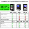 Stralingstesters Handheld Geigerteller Elektromagnetische nucleaire straling Multifunctionele marmeren radioactieve detector met dosisalarm 230825