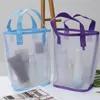 Shopping Bags Women Mesh Bag Clear Female Small Shoulder Eco Handbag Tote Reusable Grocery Shopper