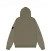Designer clothing autumn and winter solid color hooded cardigan zipper hoodie loose casual sports men's and women's coat