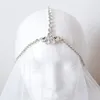 Hair Clips Luxury Crystal Flower Forehead Wedding Head Chain Jewelry For Women Bling Rhinestone Headband Headpiece Accessories
