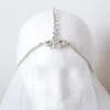 Pinces à cheveux de luxe en cristal, fleur, front, chaîne de tête de mariage, bijoux pour femmes, strass scintillants, bandeau, accessoires