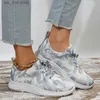 Mix jurk rimocy mode kleur dames platform sneakers 2024 comfortabele ademende flats dames mesh niet-slip veter-up casual schoenen t230826 dd122