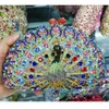 Evening Bags Luxury Designer Animal Peacock Clutch Bags Women Bridal Wedding Purse peafowl Ladies Handbags Day Clutches Wristlets 230825