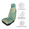 Car Seat Covers Green Mandala Universal Cover Protector Interior Accessories Bohemian Boho Cloth Cushion Polyester