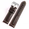 시계 밴드 Panerhai Casio West Iron City Crazy Horse Leather Strap Men 20 22 24 26mm 230825