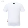 新しい高級メンズフィリッププレーンファッションデザイナーPP Tシャツプリントトップヒップホップ衣料アジアサイズM-3XL PP2153