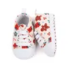 First Walkers Baby Shoes Newborn Baby Birth Print Flower Pattern Casual Shoes Infant Todder Boy Shoes Anti-Slip Walking Babies Cirb Shoes L0826