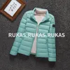 Casual Down Jacket Women Short Hooded 2023 New Fashion Stand Collar Lightweight Slim-Fit Large Size Coat Anti-Season Stone Coat2172