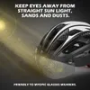 Casques de cyclisme VICTGOAL adultes casque de vélo vélo avec lunettes magnétiques détachables sécurité LED feu arrière hommes femmes 230825