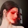 Dispositivi per la cura del viso Colore LED Luce Nero Oro Silicone Rosso Maschera Pelle tenera Strumento di bellezza Sbiancante Lenitivo e calmante 230825